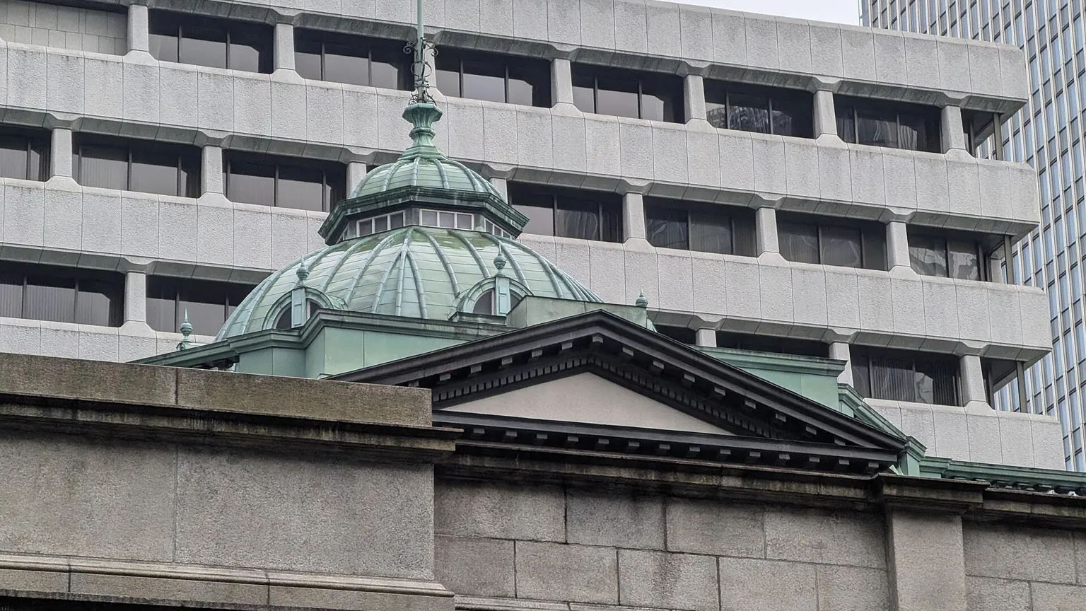 The Bank of Japan building in Tokyo