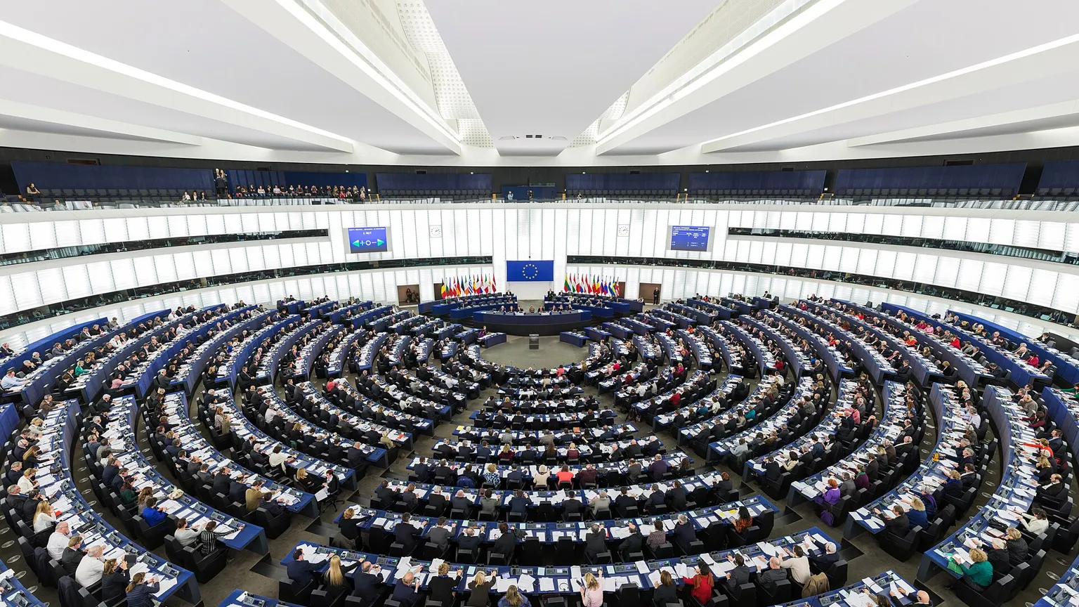 The European Parliament hemicycle