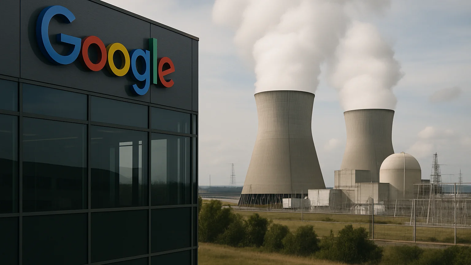 Google Signs Nuclear Power Deal With Constellation to Feed AI Demand — unique editorial hero, Technology desk