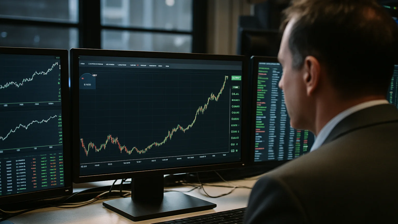 Nasdaq Hits Record as Nvidia Nears $6 Trillion, but Gains Stay Narrow — unique editorial hero, Stocks desk