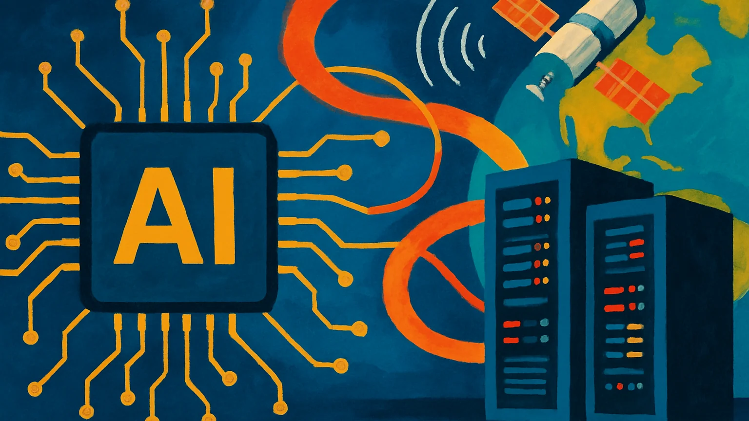 AI illustration: OpenAI Tells Investors Annualized Revenue Is Near $50 Billion, Not $70 Billion — unique editorial hero, Ai desk