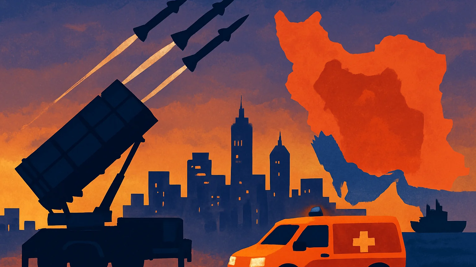 AI illustration: Trump Says US Will Not Attack Iran Before Midterms as Hormuz Tanker Attacks Mount — unique editorial hero, Geo-politics desk